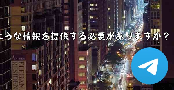 Telegram でサポート リクエストを送信する場合、どのような情報を提供する必要がありますか？ - テレグラムユーザーガイドチュートリアル