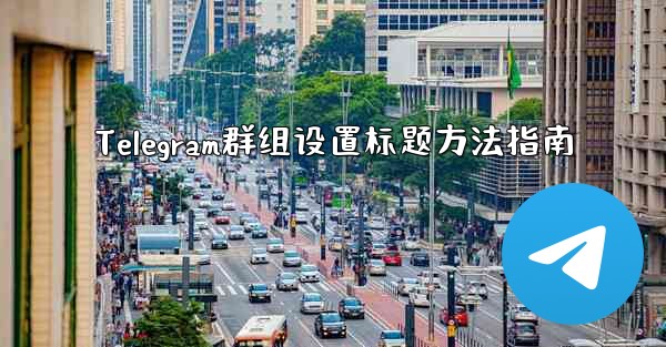 Telegram群组设置标题方法指南 - テレグラムユーザーガイドチュートリアル