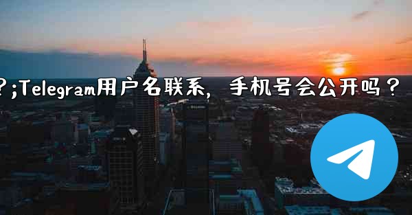 誰かが私の Telegram ユーザー名を通じて私に連絡してきた場合、私の携帯電話番号は公開されますか？;Telegram用户名联系，手机号会公开吗？ - テレグラムユーザーガイドチュートリアル