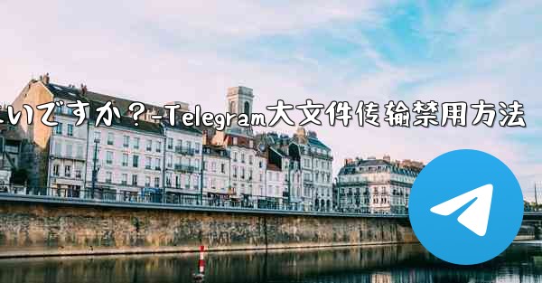 Telegram での大きなファイルのアップロードまたはダウンロードを停止するにはどうすればよいですか？-Telegram大文件传输禁用方法 - テレグラムユーザーガイドチュートリアル