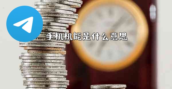 手机机能是什么意思 - テレグラムユーザーガイドチュートリアル