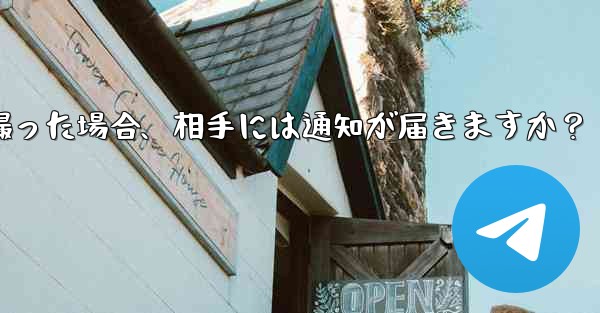 Telegram の秘密チャットのスクリーンショットを撮った場合、相手には通知が届きますか？ - テレグラムユーザーガイドチュートリアル